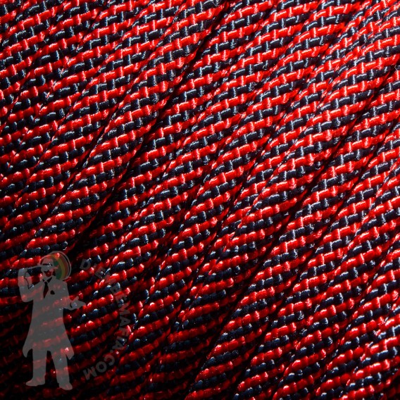 Djembe Rope 6mm - Red/Black