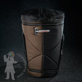 XL Professional djembe bag - Black/Brown